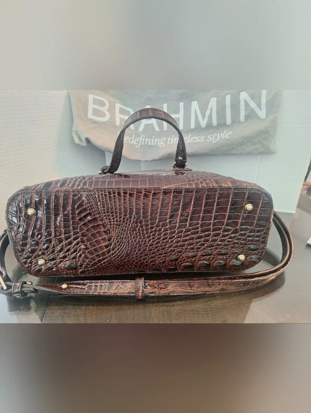 BRAHMIN MINI ASHER SATCHEL